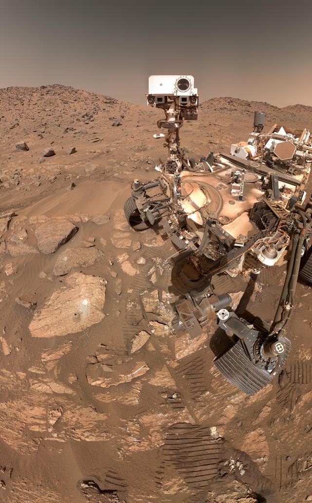 Perseverance rover on Mars